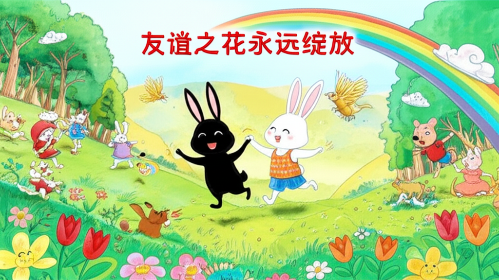 友谊之花永远绽放